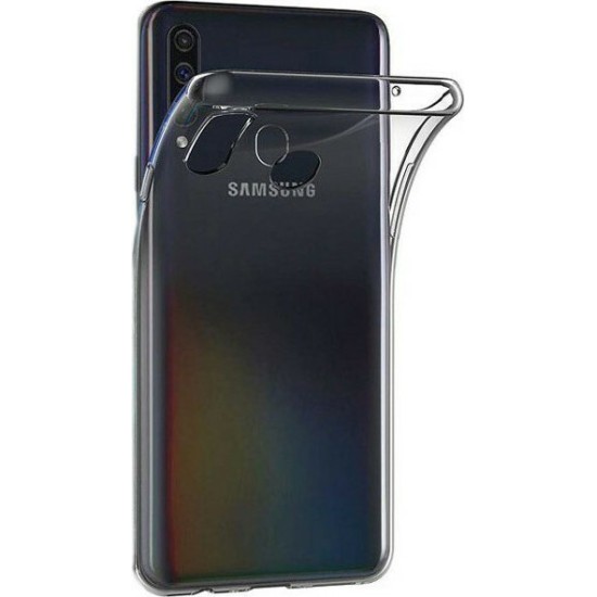 OEM Θήκη Σιλικόνης Πλάτης για Samsung Galaxy A20S - Διάφανο