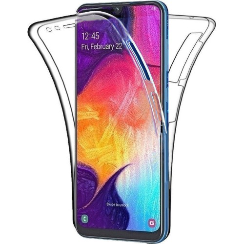 Front & Back 360 Full Cover Σιλικόνης Διάφανο (Galaxy A40)