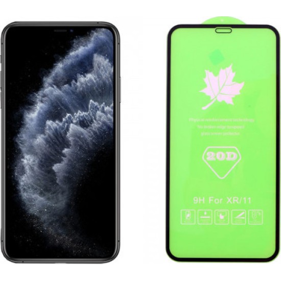 Idol 1991 0.25mm 20D Full Face Tempered Glass Black (iPhone 11)