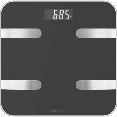 Forever Bluetooth Smart Scale AS-100 Μαύρη AS-100