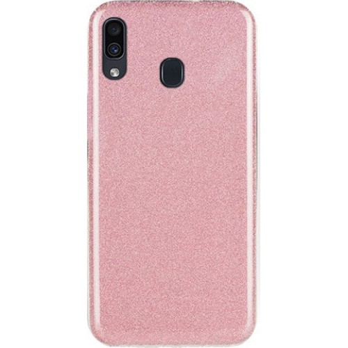 Shining Back Cover Ροζ (Galaxy A20S)