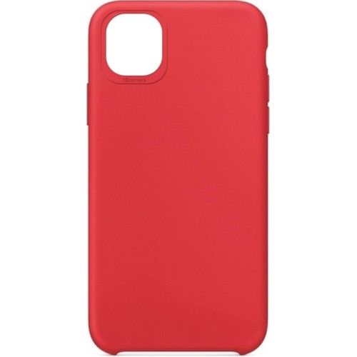 Θήκη OEM Silicone Back Cover για iPhone 12 Pro Max (Red)