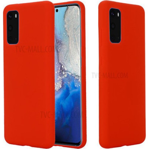 OEM Back Cover Σιλικόνης Red (Galaxy S20+)