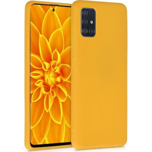 Back Cover Σιλικόνης Κίτρινο (Galaxy A31)