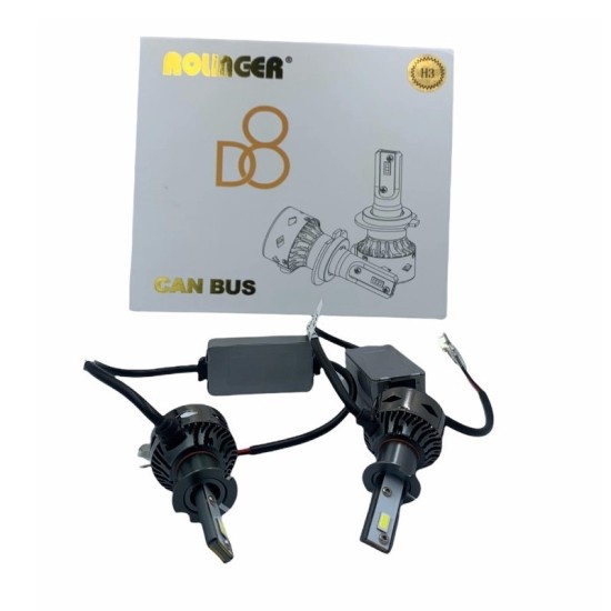 Rolinger Λάμπες Αυτοκινήτου H3 Canbus LED 6000K Ψυχρό Λευκό 12V 36W 2τμχ Rolinger Λάμπες Αυτοκινήτου H3 Canbus LED 6000K Ψυχρό Λευκό 12V 36W 2τμχ
