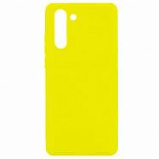 Huawei P40 Lite 5G TPU Silicone Back Cover Case Dark Κίτρινο(oem)