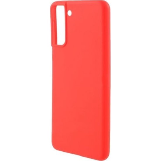Θήκη Σιλικόνης για Samsung Galaxy S21 - Κόκκινο