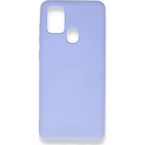 Oem Θήκη Σιλικόνης Matt Για Samsung Galaxy A21s Λιλά