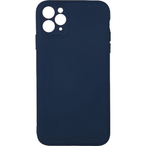 Θήκη Σιλικόνης TPU Ματ για iPhone 11 Pro Max 6,5 inch - Σκούρο Μπλε