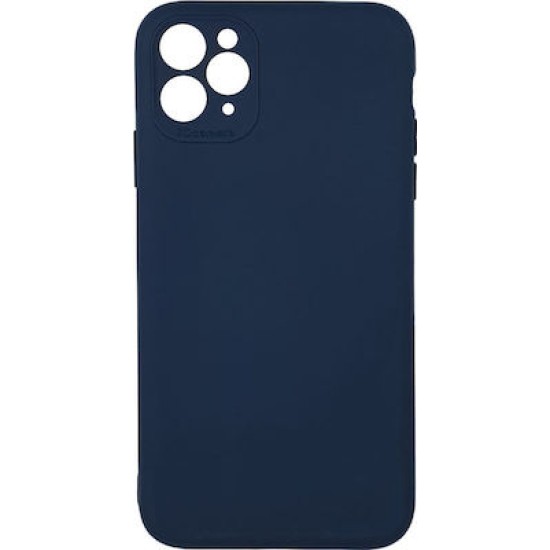 Θήκη Σιλικόνης TPU Ματ για iPhone 11 Pro Max 6,5 inch - Σκούρο Μπλε
