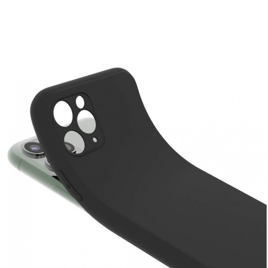 Θήκη Σιλικόνης TPU Ματ για iPhone 11 Pro Max 6,5 inch - Μαύρη