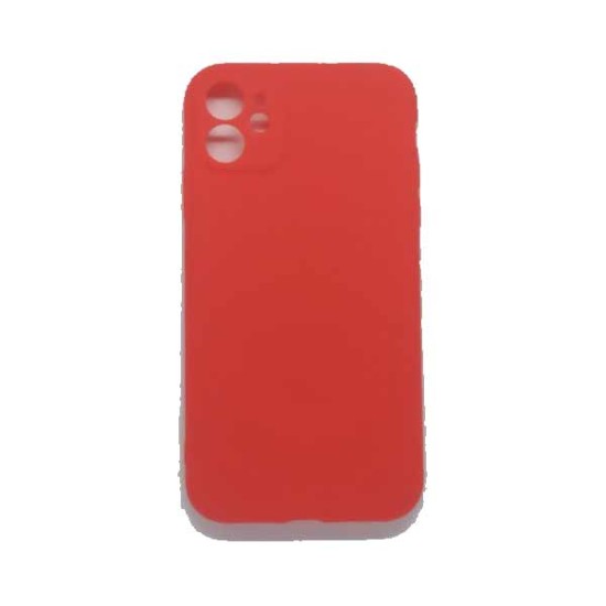 Θήκη Σιλικόνης TPU Ματ για iPhone 11 Pro Max 6,5 inch - Κόκκινο
