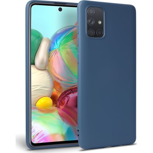 BACK COVER ΣΙΛΙΚΟΝΗΣ ΜΠΛΕ (GALAXY A52)