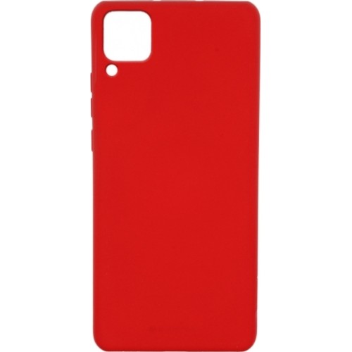 Θήκη Silicone for Samsung Galaxy A12 5G Red Θήκη Silicone for Samsung Galaxy A12 5G Red
