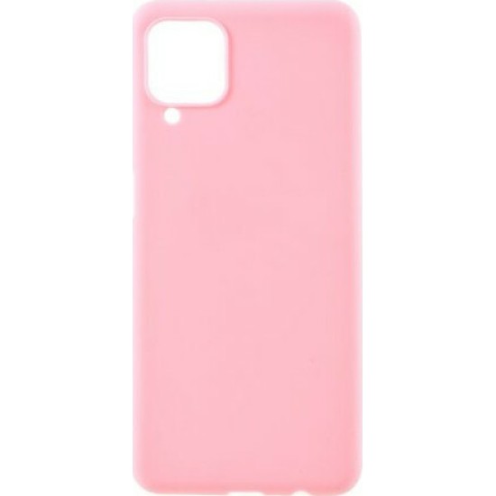 Θήκη Σιλικόνης TPU Ματ για Samsung Galaxy A12 - Ροζ