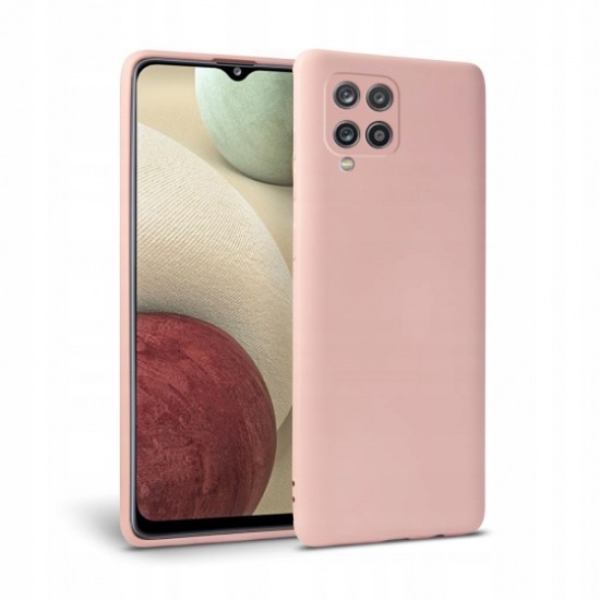 Θήκη Σιλικόνης TPU Ματ για Samsung Galaxy A12 - ΣΟΜΟΝ