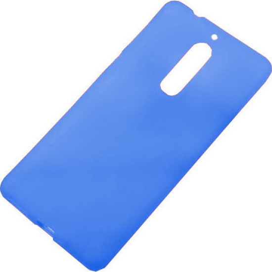 Θήκη Σιλικόνης TPU Ματ για Nokia 5 - Μπλε Θήκη Σιλικόνης TPU Ματ για Nokia 5 - Μπλε