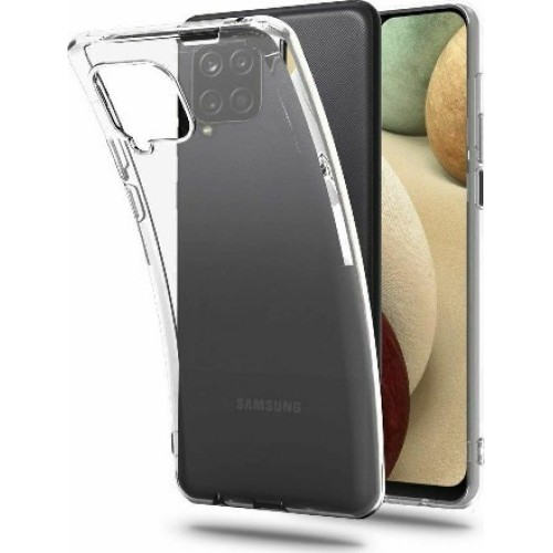 Θήκη Σιλικόνης για Samsung Galaxy A12 - Διάφανη Θήκη Σιλικόνης για Samsung Galaxy A12 - Διάφανη
