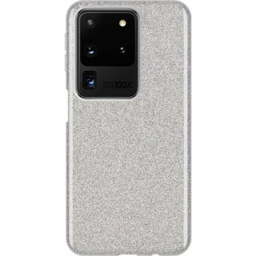 Glitter Back Cover Σιλικόνης Ασημί (Galaxy S20 Ultra) Glitter Back Cover Σιλικόνης Ασημί (Galaxy S20 Ultra)