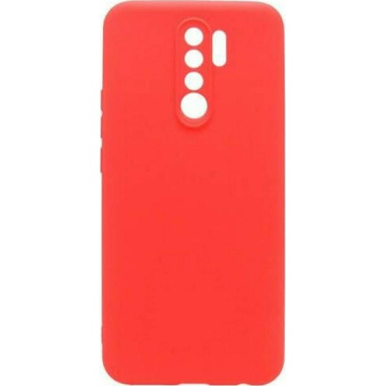 Back Cover Matt Κόκκινο (Redmi 9)