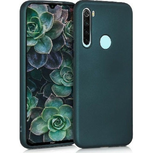 Matt Back Cover Σιλικόνης Σκούρο Πράσινο (Redmi Note 8) Matt Back Cover Σιλικόνης Σκούρο Πράσινο (Redmi Note 8)