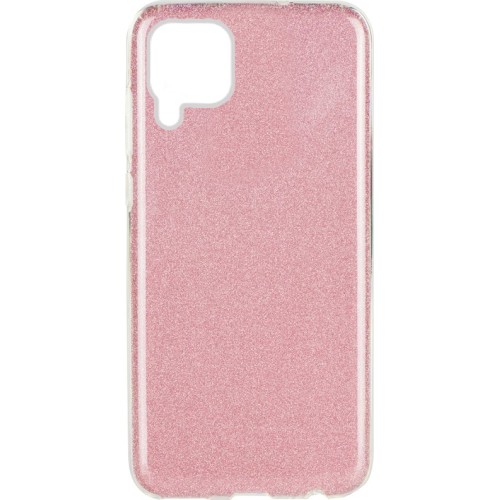 Oem Glitter Case Shining Cover Χρυσόσκονη Για Samsung Galaxy A12 ροζ