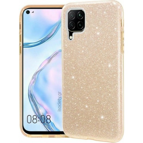 Glitter Case Shining Cover Χρυσόσκονη Για Samsung Galaxy A12 Χρυσό