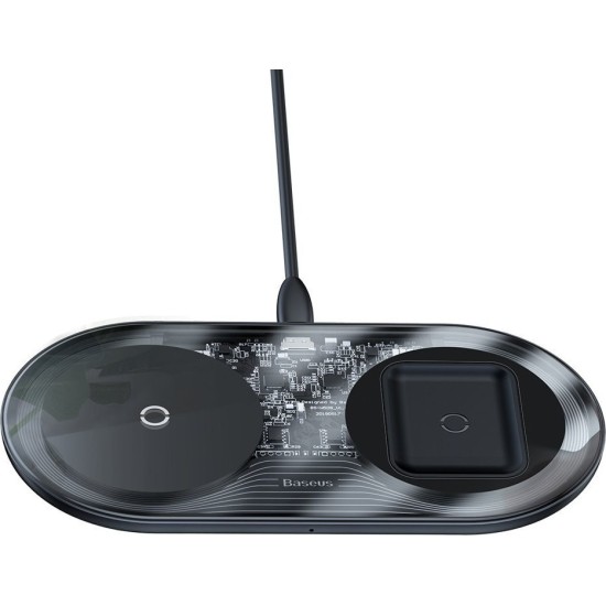 Baseus Wireless Charging Pad (Qi) Μαύρο (WXJK-A01)