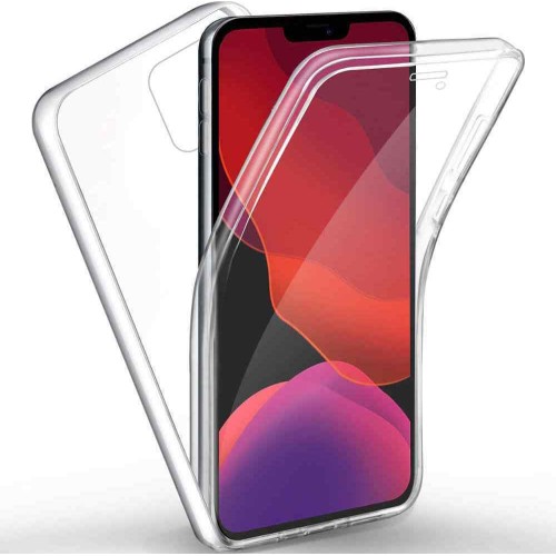 360 Full Cover Σιλικόνης Διάφανο (iPhone 12 Pro Max)
