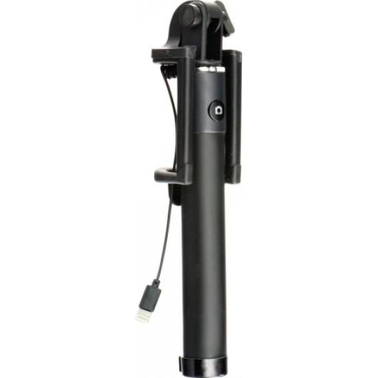 OEM Selfie Stick With Lightning Connector 78cm Black