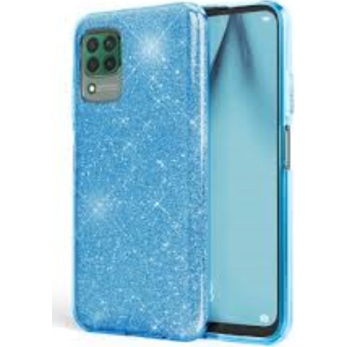 Glitter Case Shining Χρυσόσκονη Cover Για Samsung Galaxy A12 Μπλε