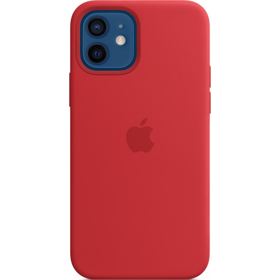 Silicone Case Back Cover Red (iPhone 12 / 12 Pro)