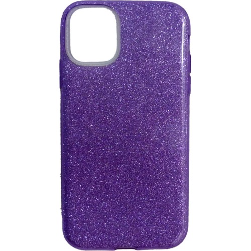 Glitter Back Cover Μωβ (iPhone 11)