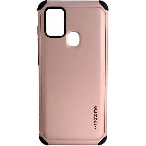 Motomo Ροζ-Χρυσή Back Cover Composite Ροζ Χρυσό (Galaxy A21s)