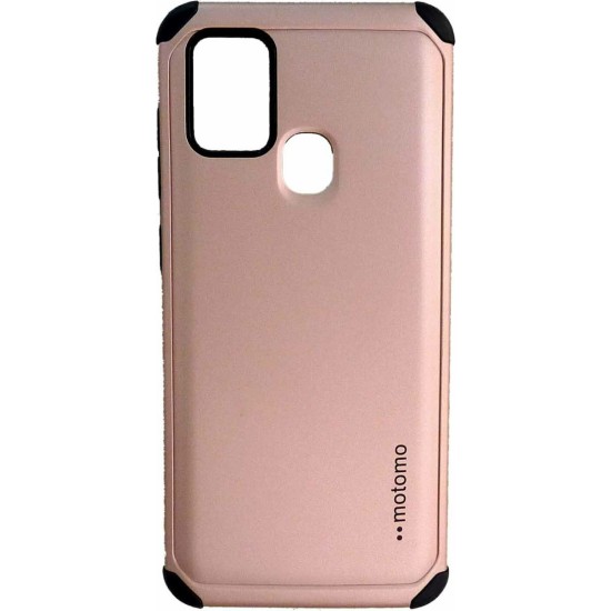 Motomo Ροζ-Χρυσή Back Cover Composite Ροζ Χρυσό (Galaxy A21s)