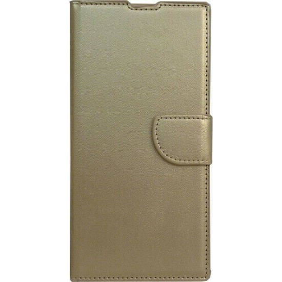 Θήκη Βιβλίο Για Samsung Galaxy A12 Gold  ΟΕΜ
