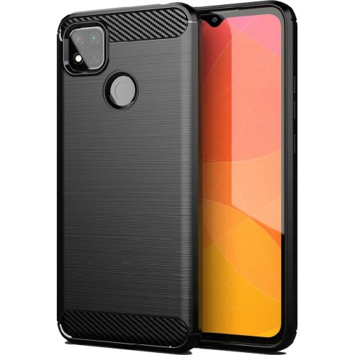 Carbon Back Cover Μαύρο (Redmi 9C)