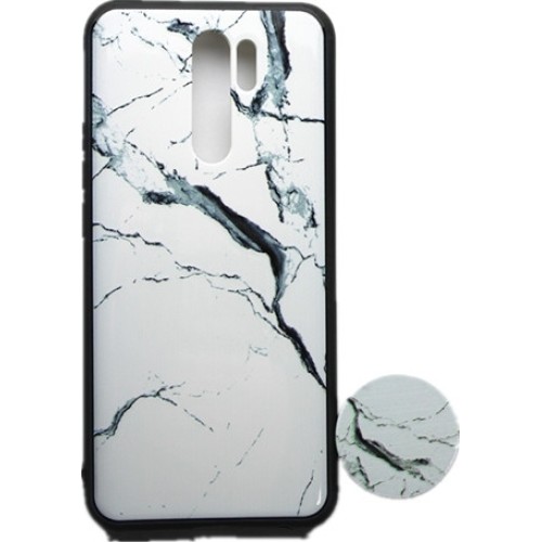Σκληρή θήκη πλάτης με POP HOLDER για Xiaomi Redmi 9 - MARBLE Σκληρή θήκη πλάτης με POP HOLDER για Xiaomi Redmi 9 - MARBLE
