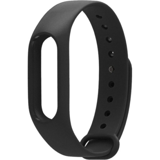 Xiaomi Mi Band Λουράκι Σιλικόνης Μαύρο (Mi Band 6/7)