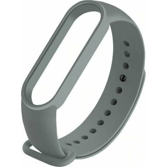 Λουράκι Σιλικόνης Σκούρο Γκρι (Mi Band 6/7)