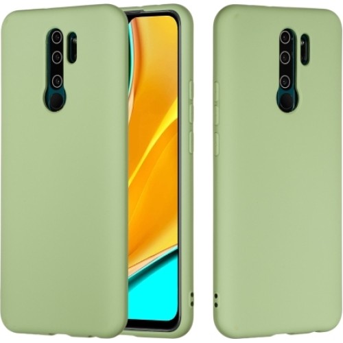 Silicone Case Θήκη Σιλικόνης Light Green (Xiaomi Redmi 9) Silicone Case Θήκη Σιλικόνης Light Green (Xiaomi Redmi 9)