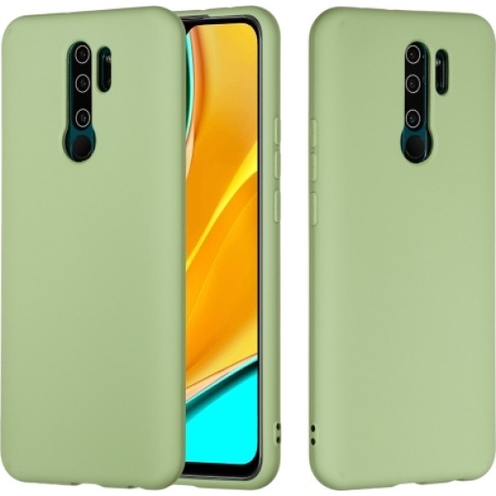 Silicone Case Θήκη Σιλικόνης Light Green (Xiaomi Redmi 9)