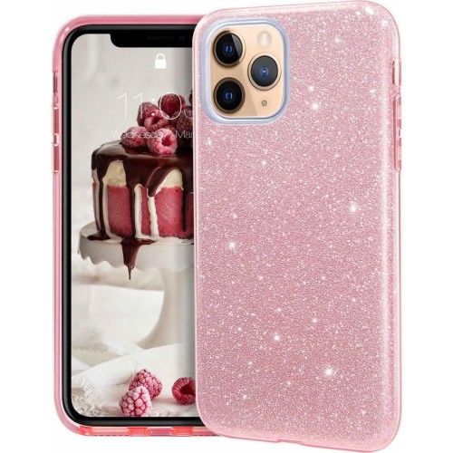 Glitter Back Cover Ροζ (iPhone 11) Glitter Back Cover Ροζ (iPhone 11)