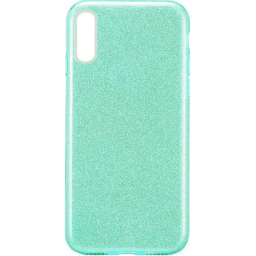 iphone 7 Hard Back Cover Case Glitter Green with Strass (oem)