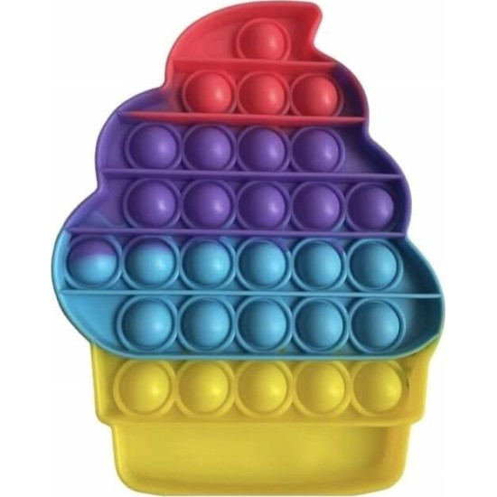 Anti Stress Fidget Bubble Pop Αγχολυτικό Παιχνίδι Παγωτό Anti Stress Fidget Bubble Pop Αγχολυτικό Παιχνίδι Παγωτό