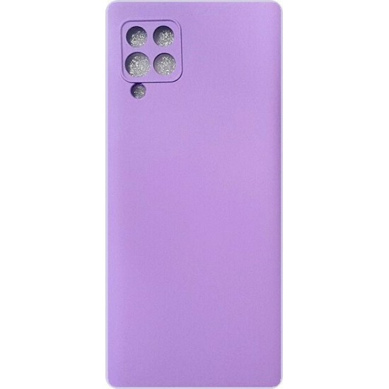 Soft Matt Case Gel TPU Cover 2.0mm Για Samsung Galaxy A42 5G Μωβ Box