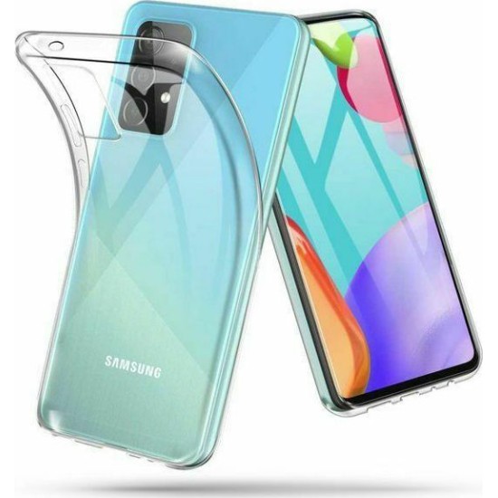 Back Cover Σιλικόνης Διάφανο (Galaxy A52)