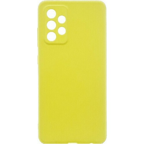 Θήκη Σιλικόνης Matt Για Samsung Galaxy A52 5G Yellow  ΟΕΜ