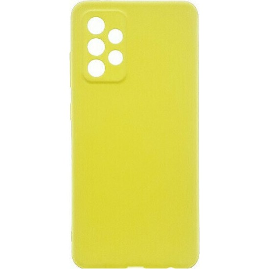 Θήκη Σιλικόνης Matt Για Samsung Galaxy A52 5G Yellow  ΟΕΜ
