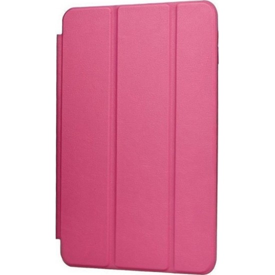 Tri-fold Flip Cover Stand Φούξια / Διάφανο (Galaxy Tab A7)